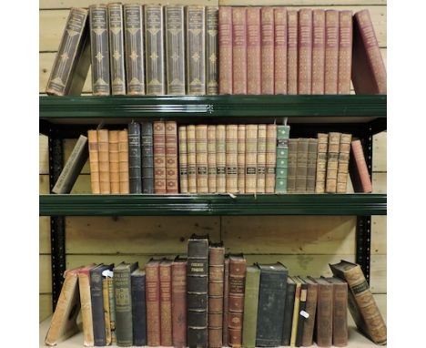 A collection of books, to include 'Livres de Moliere', three 19th century leather bound volumes and three other volumes, A G 