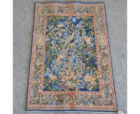 A William Morris style French tapestry, 102 x 67cm