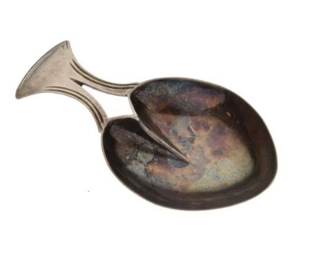 George III silver caddy spoon, Birmingham 1808   Condition: 