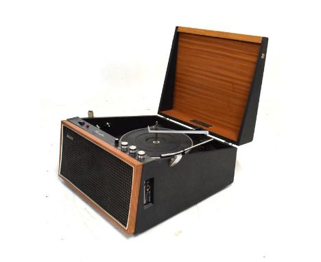 Hacker Grenadier GP 45 teak-cased table record player   Condition: 