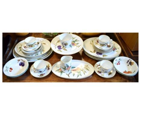 Selection of Royal Worcester 'Evesham' oven-to-tableware   Condition: 