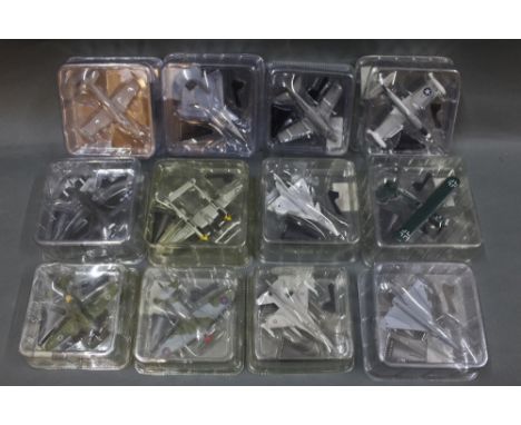 A group of 20 collectable model fighter planes to include Aircraft of the Ages by Del Prado.