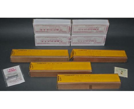 Four still sealed P &amp; D Marsh Model Railways N gauge body kits, comprising GWR 43XX Church Ward Mogul body kit (A11), GWR