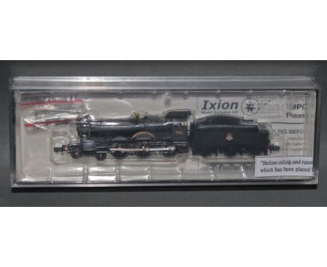 An Ixion Model Railways Ltd N gauge steam locomotive and tender, "Hook Norton Manor" (7823).