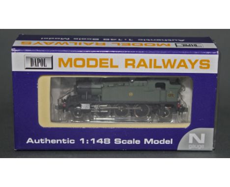 A Dapol N gauge ND-059 GWR slope tank engine.