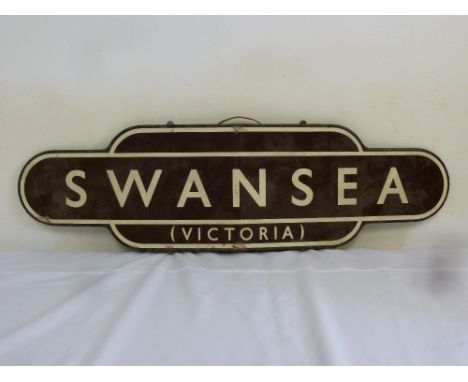 British Rail, Swansea Victoria Station enamel sign
