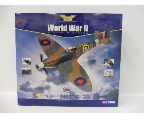 A boxed Corgi Aviation Archive 1/32 scale Europe &amp; Africa Supermarine Spitfire Mk. 11A Wing Commander Douglas Bader, appe