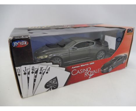 A Joyride James Bond 007 Aston Martin DBS 1:18 scale model. Featured in 'Casino Royale' and 'Quantum of Solace'. This highly 