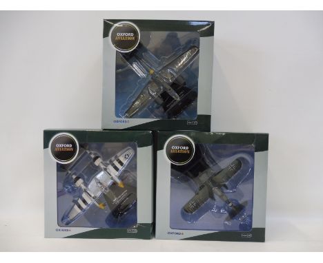 Three Oxford Aviation 1/72 scale 'Front Line Fighters'.