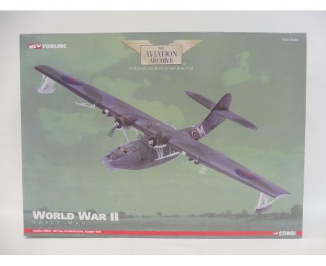 A boxed Corgi Aviation Archive 1/72 scale Catalina Mk. IIA 209 Squadron 'Pembroke Dock', appearing in excellent condition.