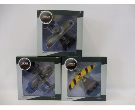 Three boxed Oxford Aviation 1/72 scale 'Front Line Fighters'.