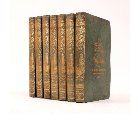 Somervile (William) The Whistler at the Plough, 3 vol. in 7 parts, engraved portrait frontispiece, additional engraved title,