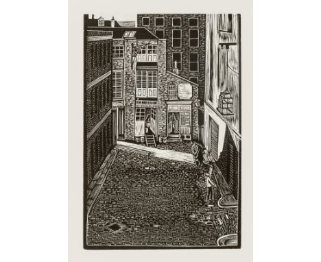 Lawrence (Simon) Tales from Bleeding Heart Yard: Stories about Stanley Lawrence, one of 200 copies with an additional wood en