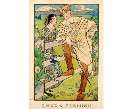 Chivers Bindery.- Chivers (Cedric, developer of the "vellucent" binding, 1853-1929), Workshop of. Four original book cover il
