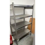 4 Shelf Stainless Steel Unit