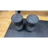 York 50Kg Dumbells x2