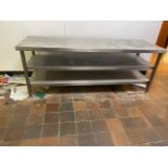 Stainless Steel Shelving Unit
