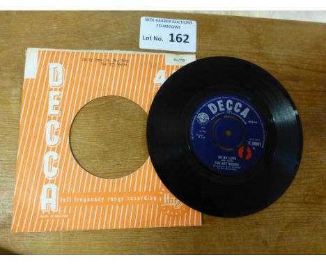 Records : The Art Woods - Oh My Love 7" single on Decca - sleeve/vinyl excellent 1965 F12091