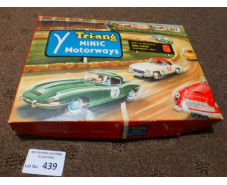 Diecast : Minic Motorways by Triang model set in original box - some scuffs but lovely item
