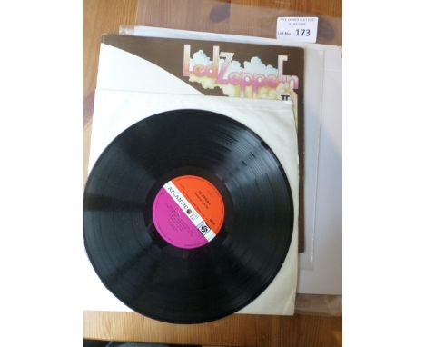 Records : Led Zeppelin II album Atlantic plum/red 588198 early pressing sleeve/vinyl close to excellent - barely played