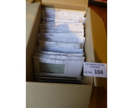 Postcards : FELIXSTOWE - Box of 200+ vintage cards mostly sea front, yacht pond also includes a few Walton, Trimley - many RP