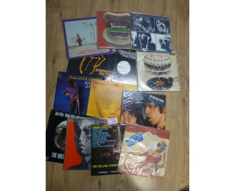 Records : Rolling Stones - good selection of albums inc Let it Bleed, Out of Control - promo, Gimme Shelter etc (13)