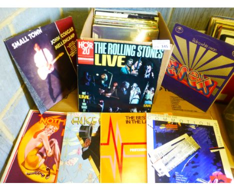 Records: 30+ classic rock albums inc. Rolling Stones, Alice cooper, ELO etc