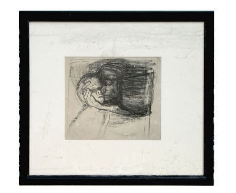 Frank Brangwyn (British 1879-1930) - Mother and Child - lithograph, framed &amp; glazed, 22 by 25cms.