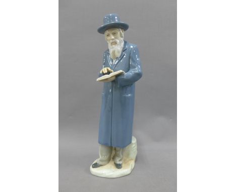 Nao Spanish porcelain figure of a Rabbi, model number 345, 31cm 