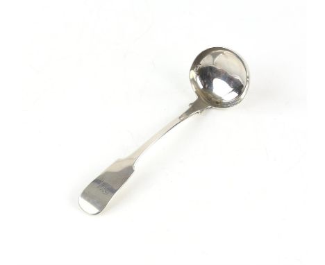 Victorian Scottish silver toddy ladle by Marshal and Sons, Edinburgh 1832