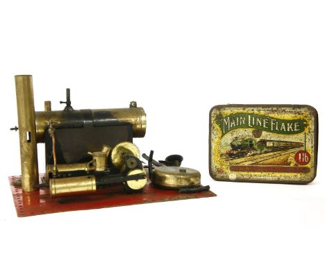 A Bowman models stationary steam engine M122, in original model box, 30 x 24cm