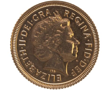 UNITED KINGDOM. Elizabeth II, 1952-2022. Gold half-sovereign, 2002. Royal Mint. Commemorating the 50th anniversary of the acc