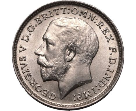 UNITED KINGDOM. George V, 1910-36. Silver threepence, 1911. Royal Mint. Bare head of King George V facing left; GEORGIVS V D.