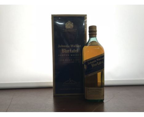 JOHNNIE WALKER BLUE LABEL
Blended Scotch Whisky
75cl, 43% volume, in box. CONDITION REPORT: Good.