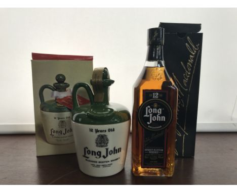 LONG JOHN AGED 12 YEARS
Blended Scotch Whisky
75cl, 43% volume, in carton.
LONG JOHN AGED 12 YEARS 
Blended Scotch Whisky
750
