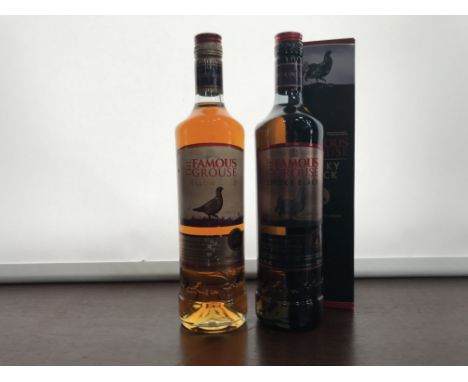 FAMOUS GROUSE SMOKY BLACK
Blended Scotch Whisky. 
700ml, 40% volume, in carton. 
FAMOUS GROUSE MELLOW GOLD
Blended Scotch Whi