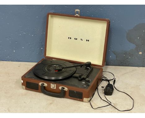 A Bush record player. 