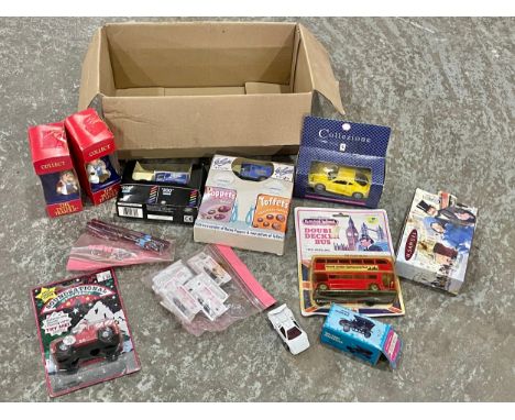 A quantity of model cars etc. 