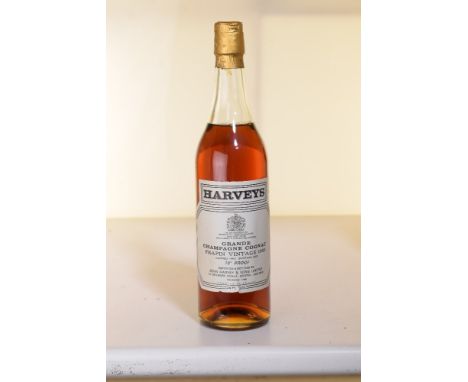 Frapin Grande Champagne Vintage Cognac 1943  Landed 1963 Bottled 1973 24 fl ozs 70% proof 1 bt Recently removed from a purpos