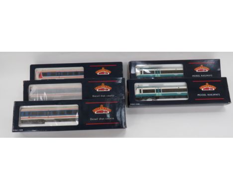 Boxed Bachmann Turbo Star Train Set consisting boxed 32-453 Turbo Star 2 Car DMU Anglia Railways double boxed set.  Together 