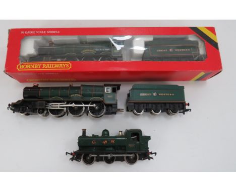 Hornby ‚'Albert Hall‚' Model Train 00 gauge, model train in green, Great Western livery, number ‚'4983‚'.  Complete in maker‚