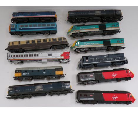 Selection of Various Model Trains including 2 x Virgin Electric by Hornby ... 2 x Midland Mainline Electric by Hornby ... Mai