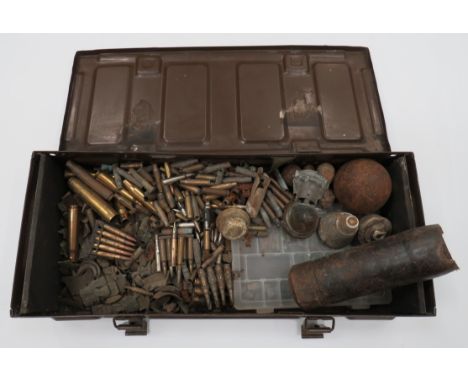 Quantity of Excavated Inert Ordnance and Fuse Heads including various bullet heads from different periods ... Quantity of she
