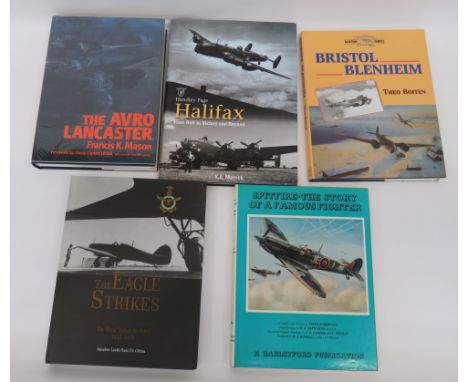 RAF Aircraft Related Books consisting The Avro Lancaster by F Mason, printed 1989 ... Handley Page Halifax by K Merrick, prin