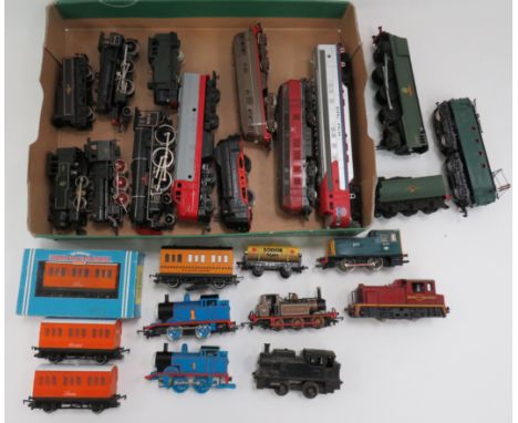 Selection of Various Trains including British Railways 41312 with tender ... GRN 1309 ... Royal Scots Fusilier 6103 by Airfix