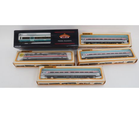 Boxed Bachmann Branch Line Train Set consisting boxed 32-453 Turbo Star 2 Car DMU Anglia Railways double boxed set.  Together