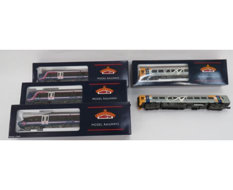 Boxed Bachmann Turbo Star Train Set consisting boxed, 32-463 Turbo Star 3 Car DMU Scot Rail First Group triple boxed set.  To