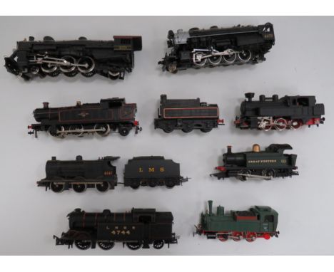 Selection of Various Steam/Diesel Trains including LNER 4744 by Dapol ... British Rail 6664 with tender by TIR ... LMS 4547 w