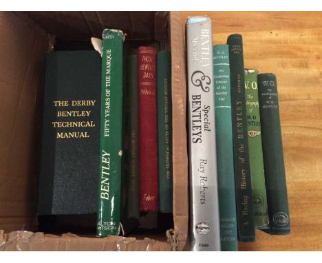 Bentley Interest: Ten Bentley hardback books, including The Derby Bentley Technical Manual, A Racing History of the Bentley, 