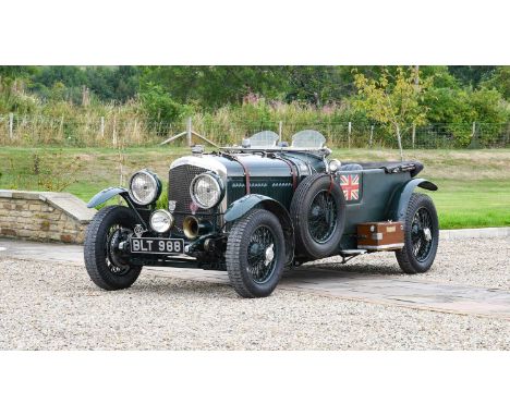 Bentley Racing TourerRegistration number: BLT 988Chassis registered with Bentley owners club in 1934VIN number: U5BHEngine nu